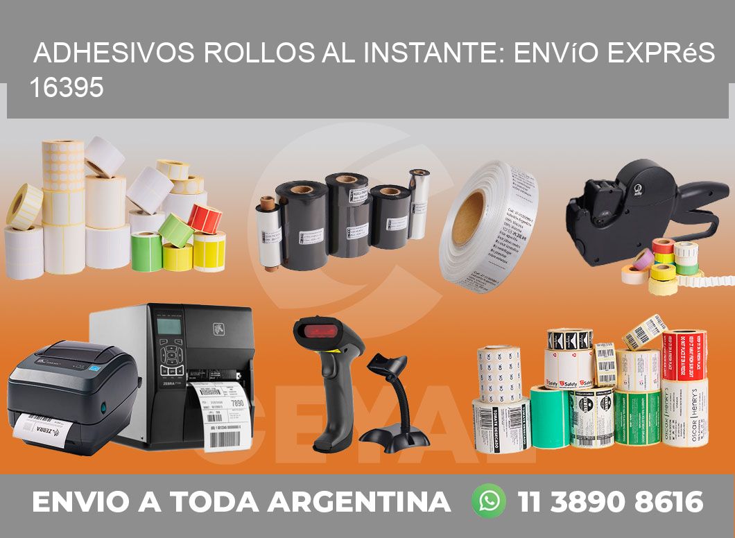 Adhesivos rollos al Instante: Envío Exprés 16395