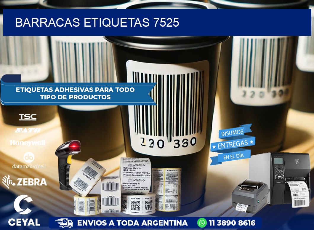 Barracas etiquetas 7525
