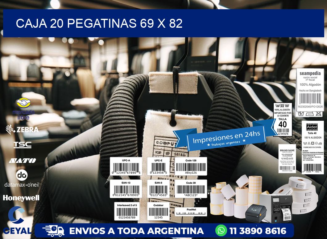 CAJA 20 PEGATINAS 69 x 82