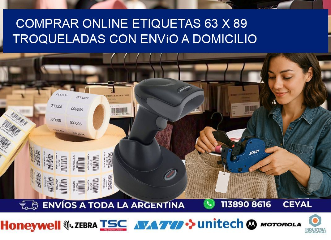 Comprar online etiquetas 63 x 89 troqueladas con envío a domicilio