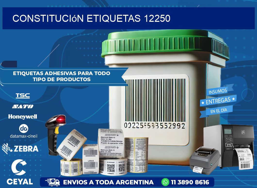Constitución etiquetas 12250
