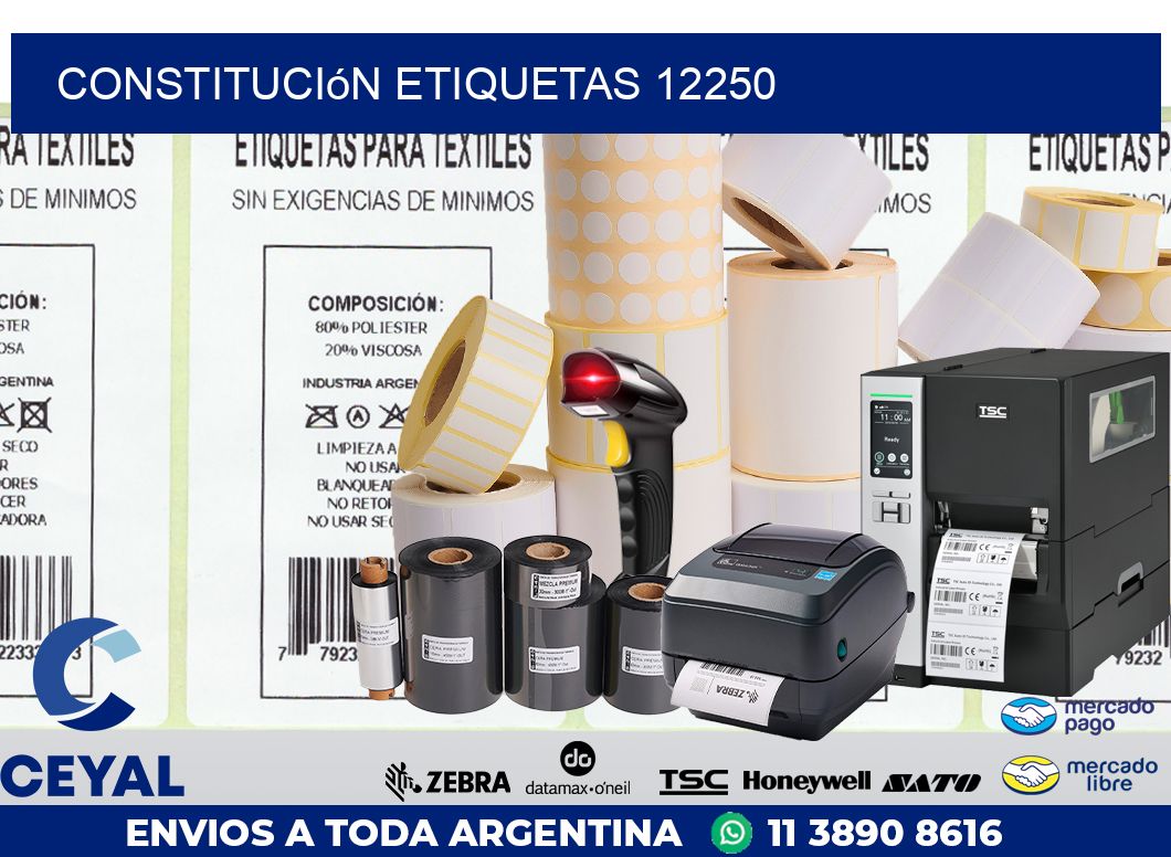Constitución etiquetas 12250