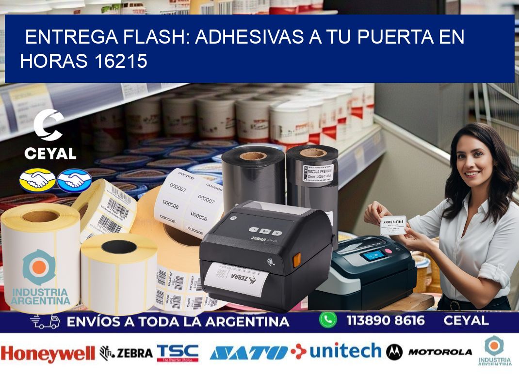 Entrega Flash: Adhesivas A Tu Puerta en Horas 16215