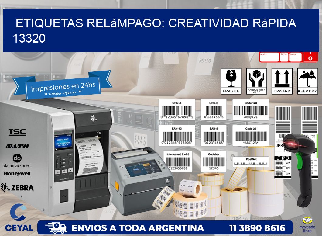 Etiquetas Relámpago: Creatividad Rápida 13320