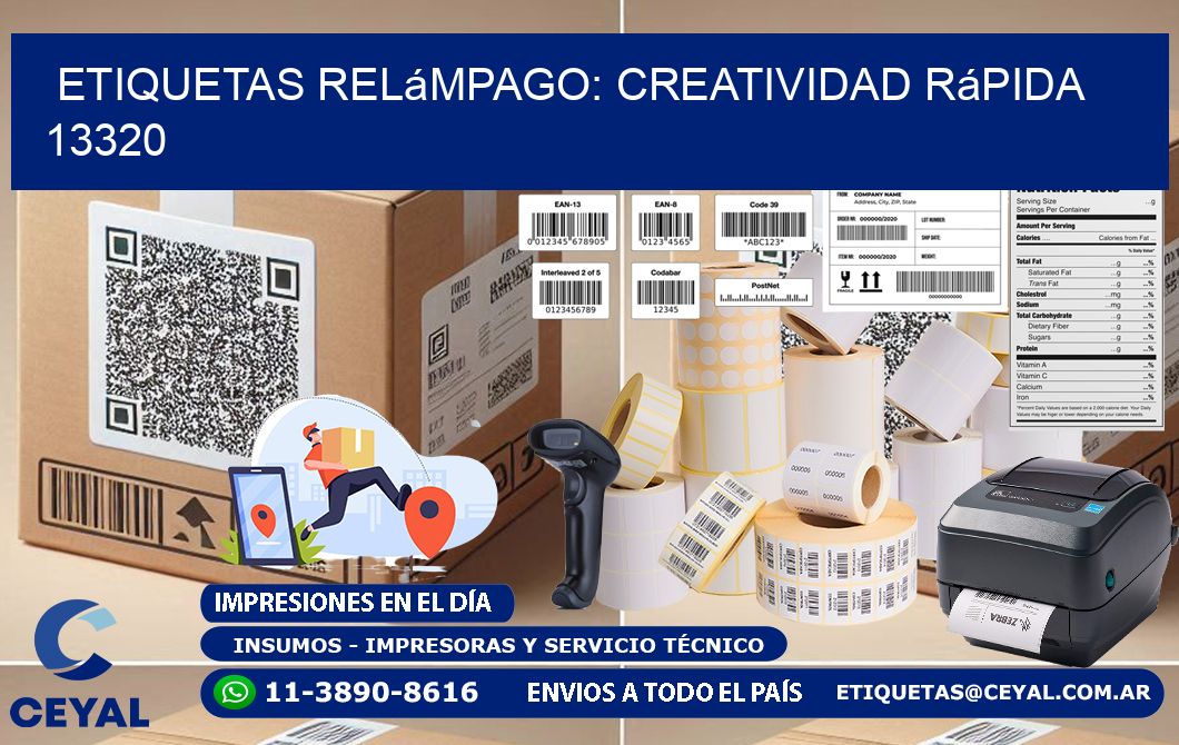 Etiquetas Relámpago: Creatividad Rápida 13320