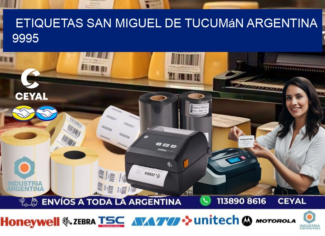 Etiquetas San Miguel de Tucumán Argentina 9995
