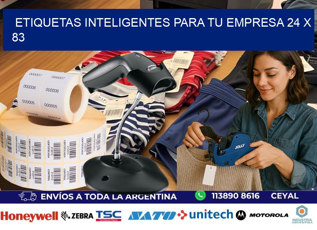 Etiquetas inteligentes para tu empresa 24 x 83