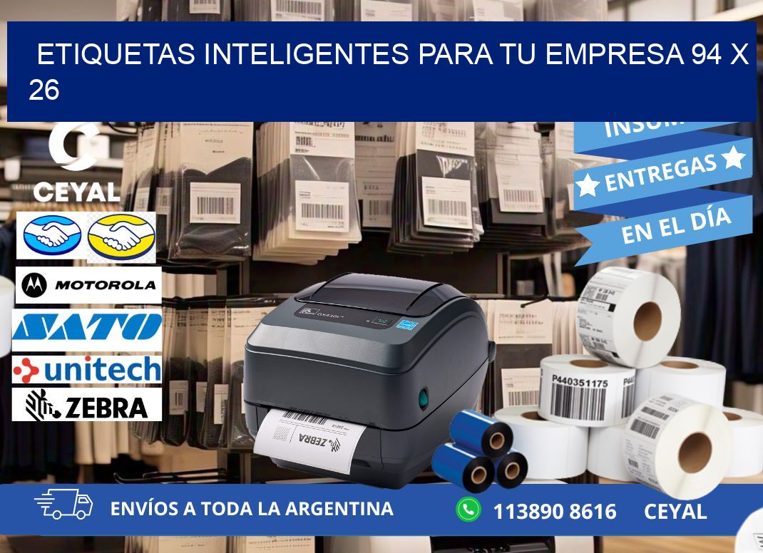 Etiquetas inteligentes para tu empresa 94 x 26