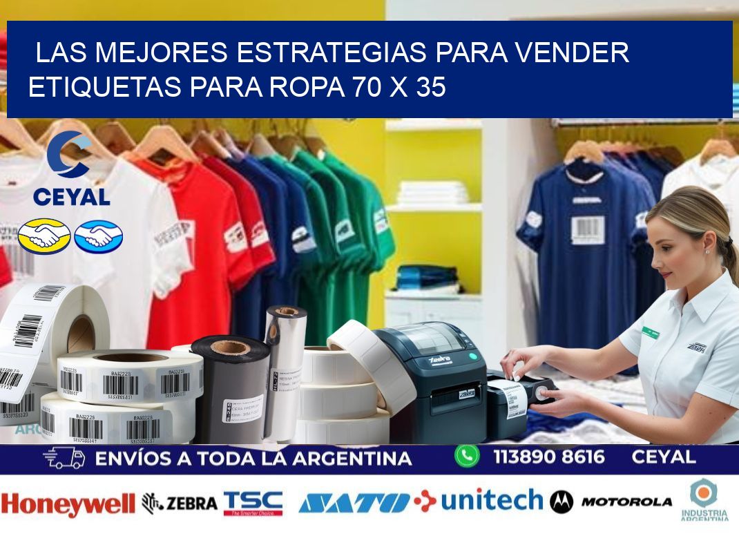 Las Mejores Estrategias para Vender Etiquetas para Ropa 70 x 35