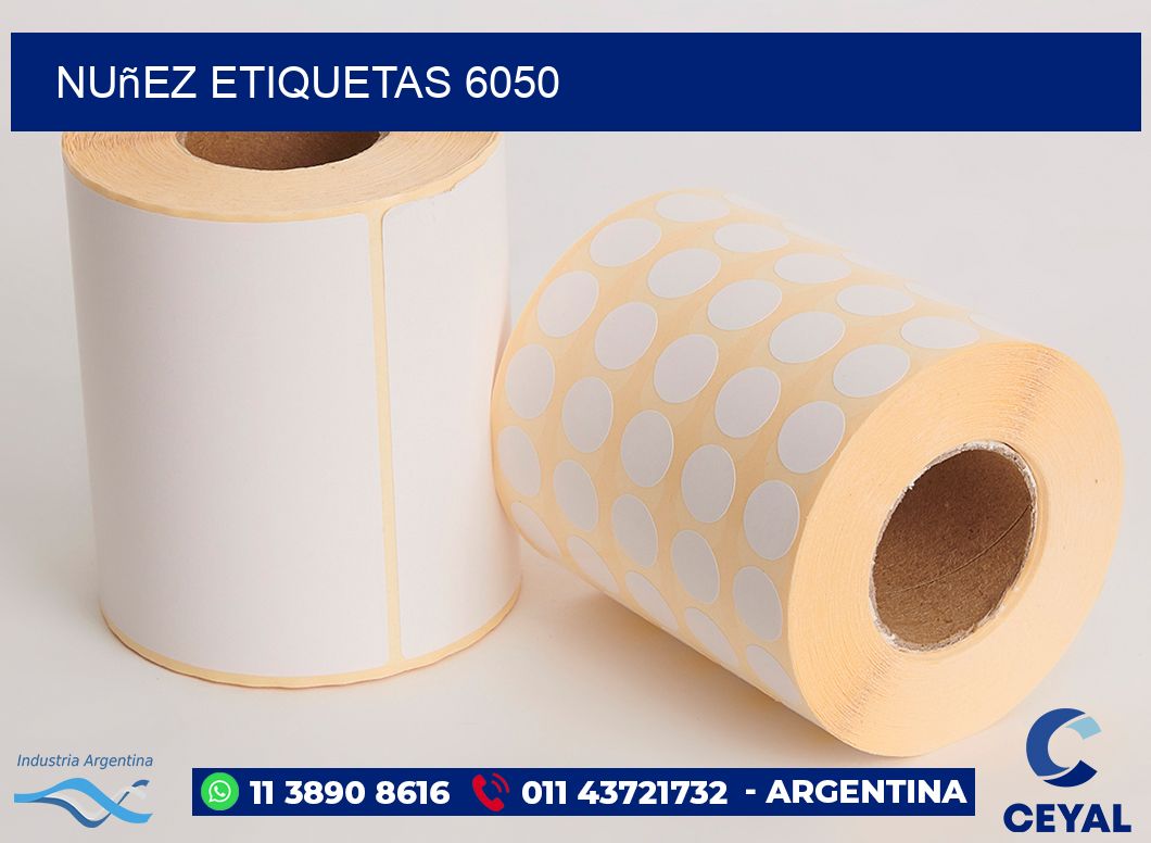 Nuñez etiquetas 6050