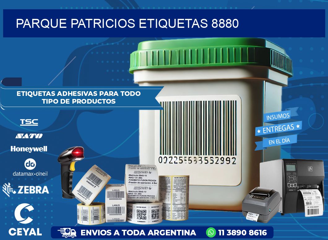 Parque Patricios etiquetas 8880