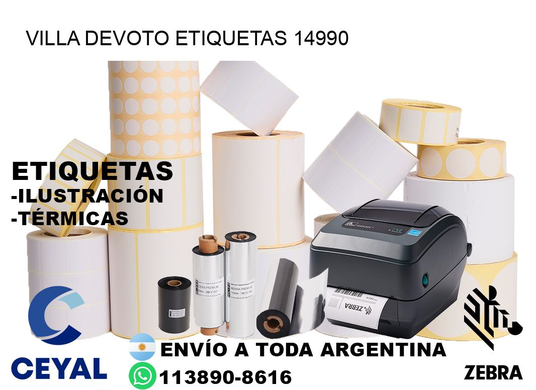 Villa Devoto etiquetas 14990