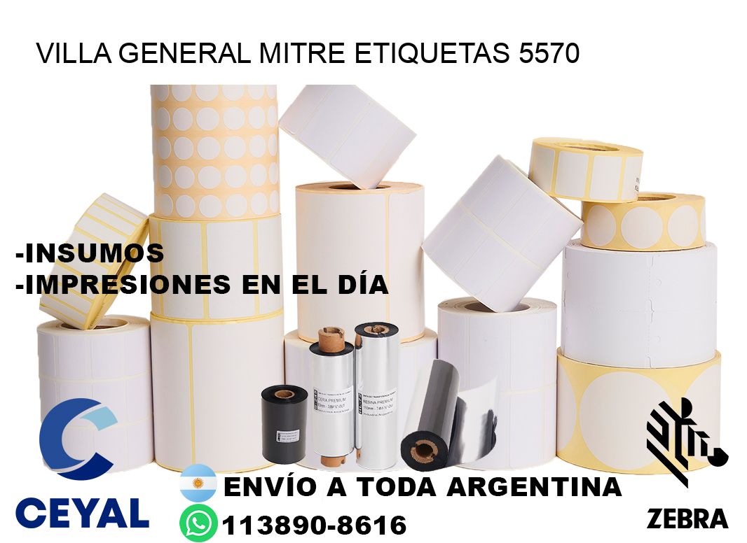Villa General Mitre etiquetas 5570