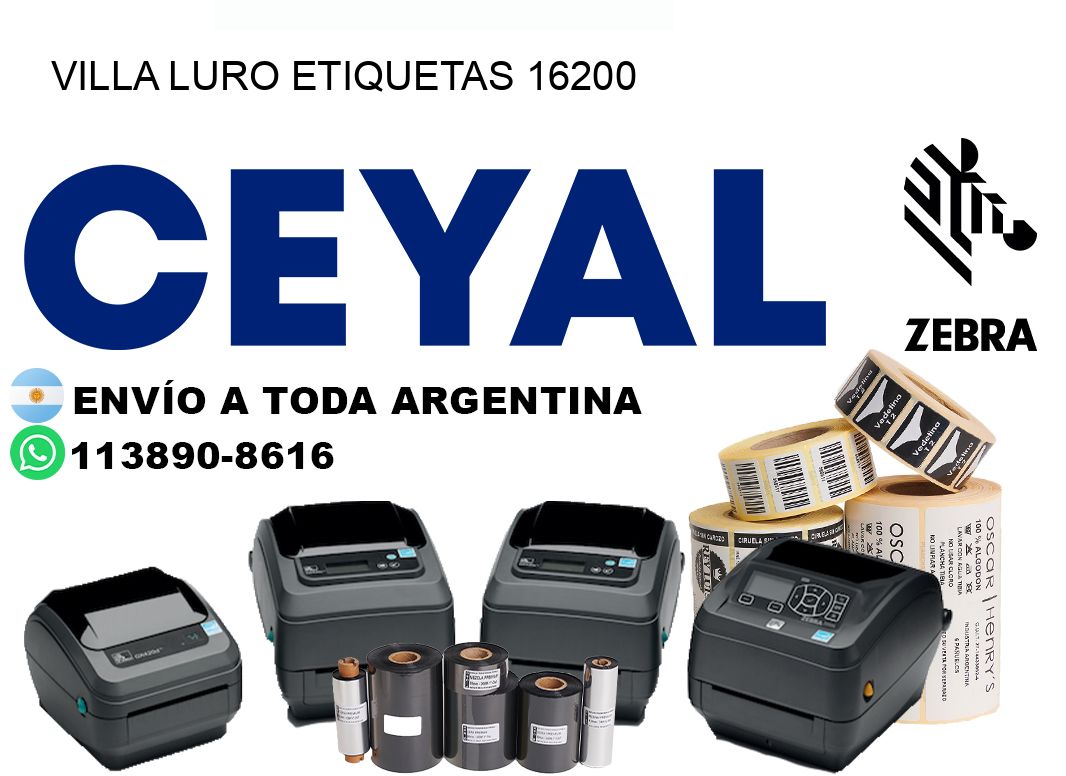 Villa Luro etiquetas 16200