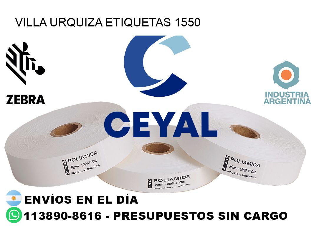 Villa Urquiza etiquetas 1550