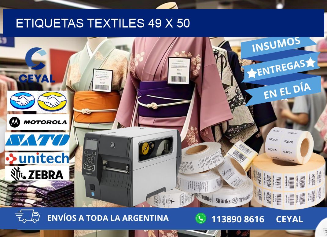 etiquetas textiles 49 x 50