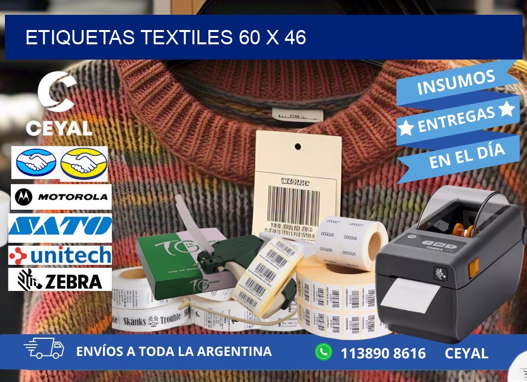 etiquetas textiles 60 x 46
