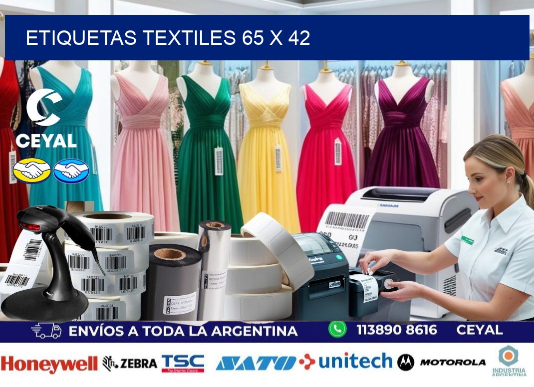 etiquetas textiles 65 x 42