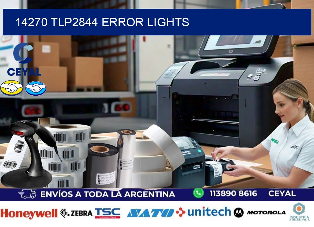 14270 TLP2844 error lights
