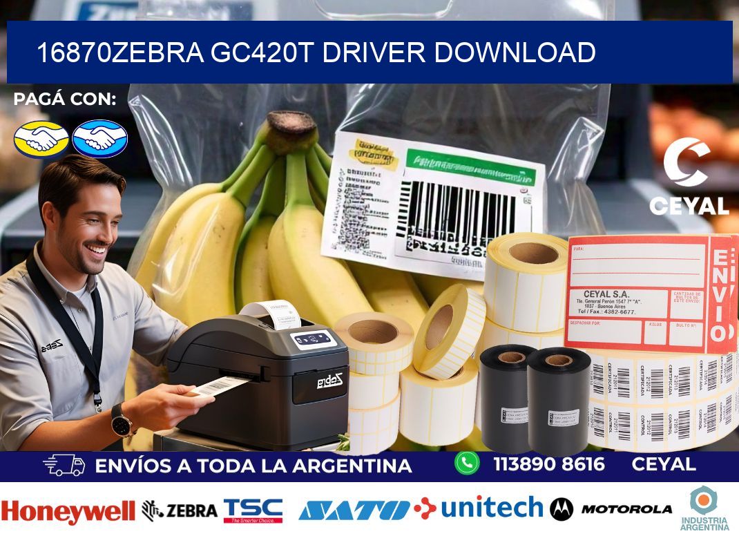 16870Zebra GC420t driver download