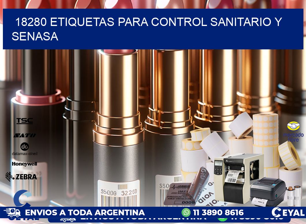 18280 etiquetas para control sanitario y SENASA