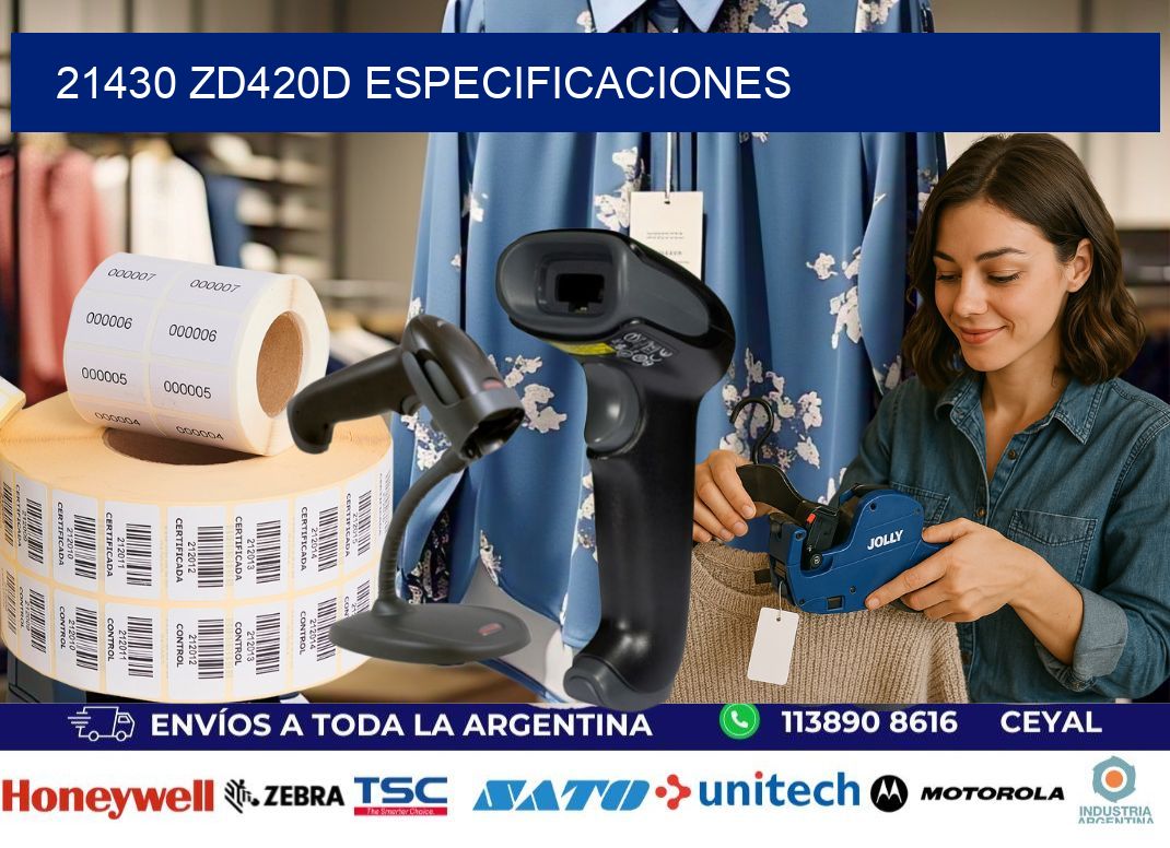 21430 ZD420d especificaciones