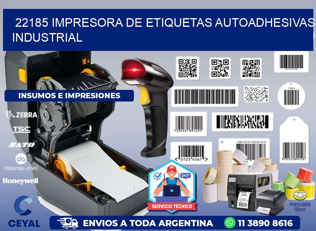 22185 Impresora de etiquetas autoadhesivas industrial