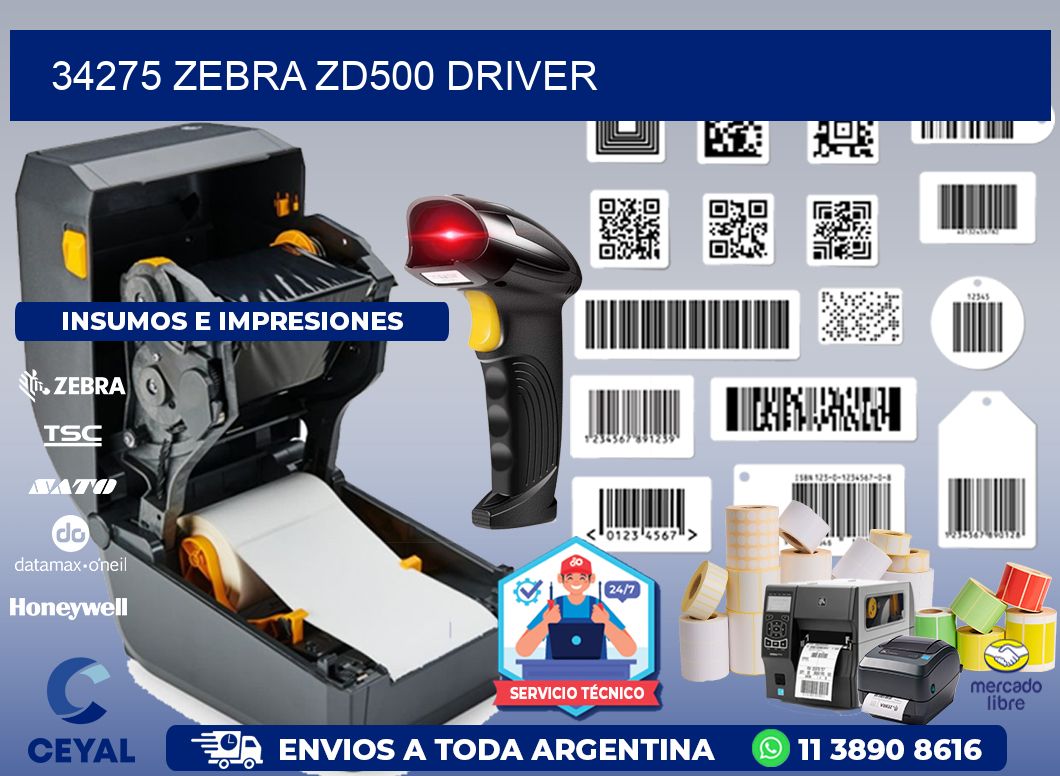 34275 Zebra ZD500 driver