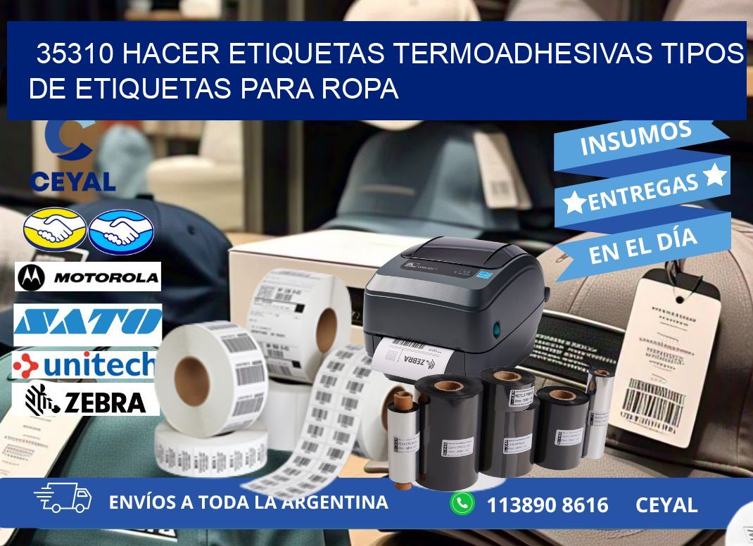35310 hacer etiquetas termoadhesivas tipos de etiquetas para ropa