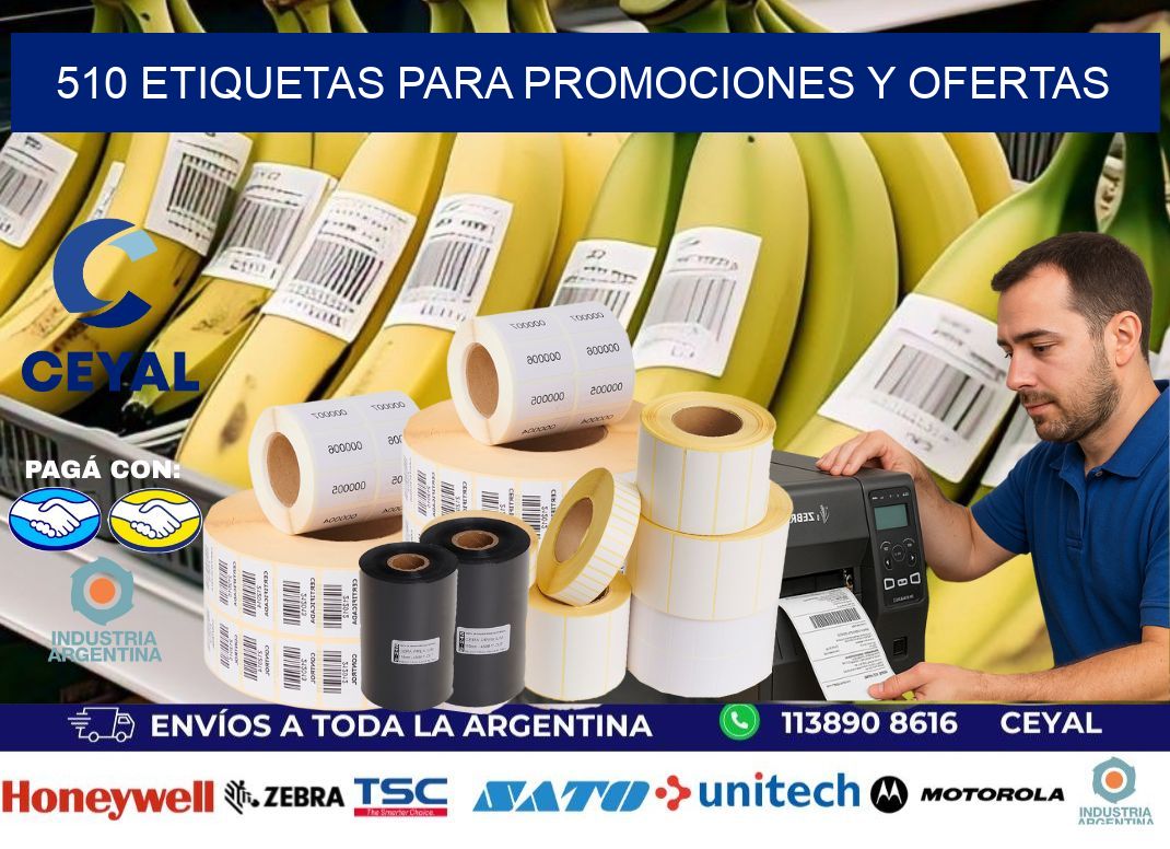 510 Etiquetas para promociones y ofertas
