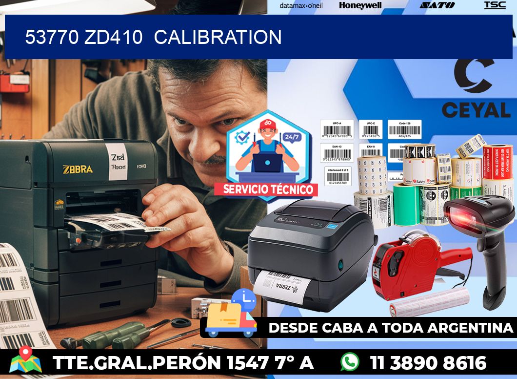 53770 ZD410  Calibration