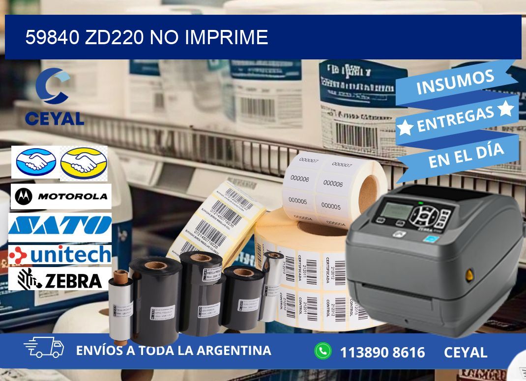 59840 ZD220 no imprime