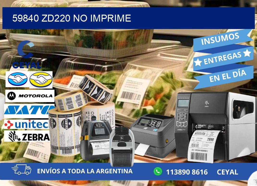 59840 ZD220 no imprime