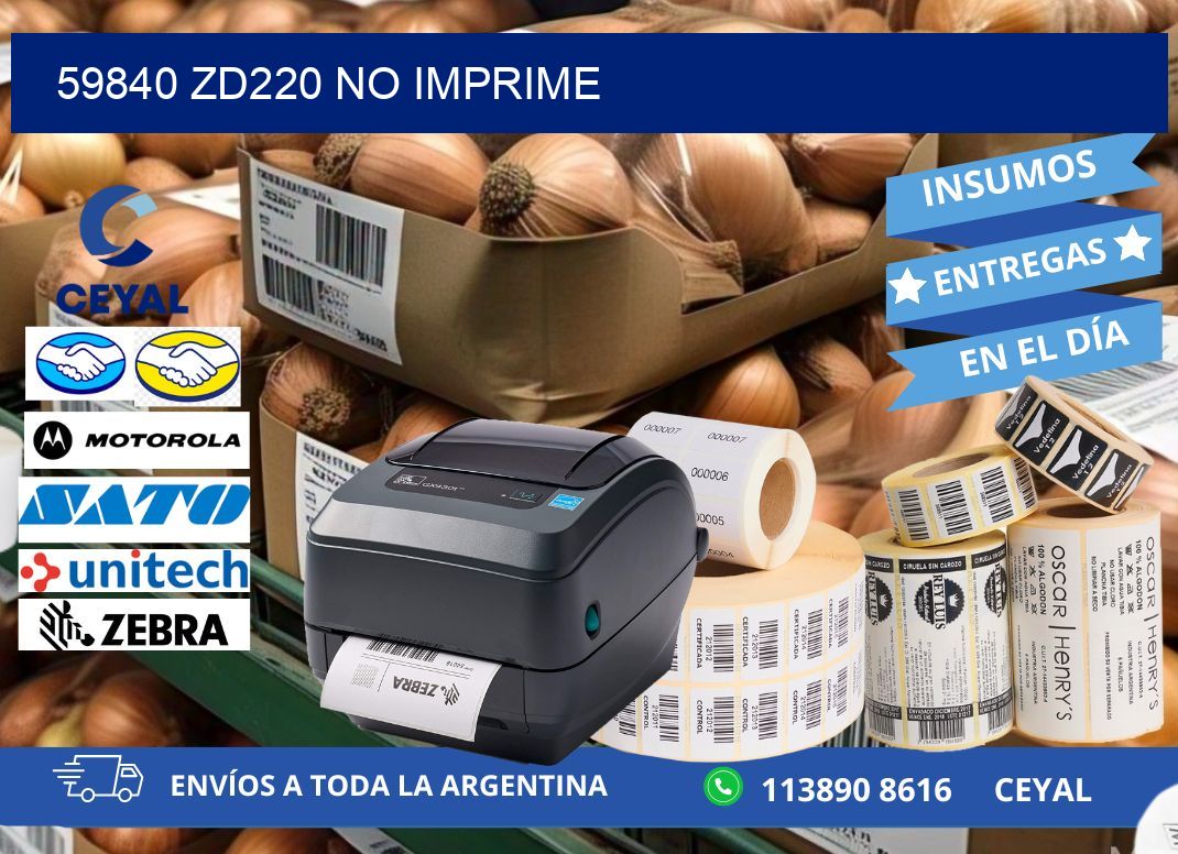 59840 ZD220 no imprime