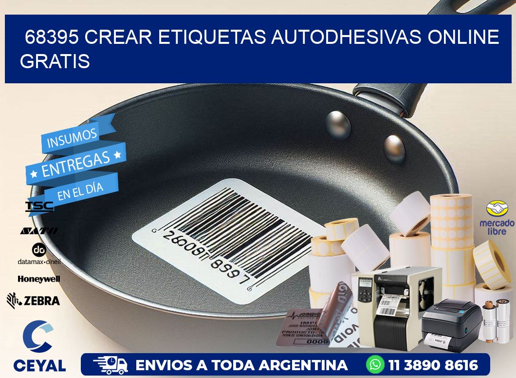 68395 Crear etiquetas autodhesivas online gratis