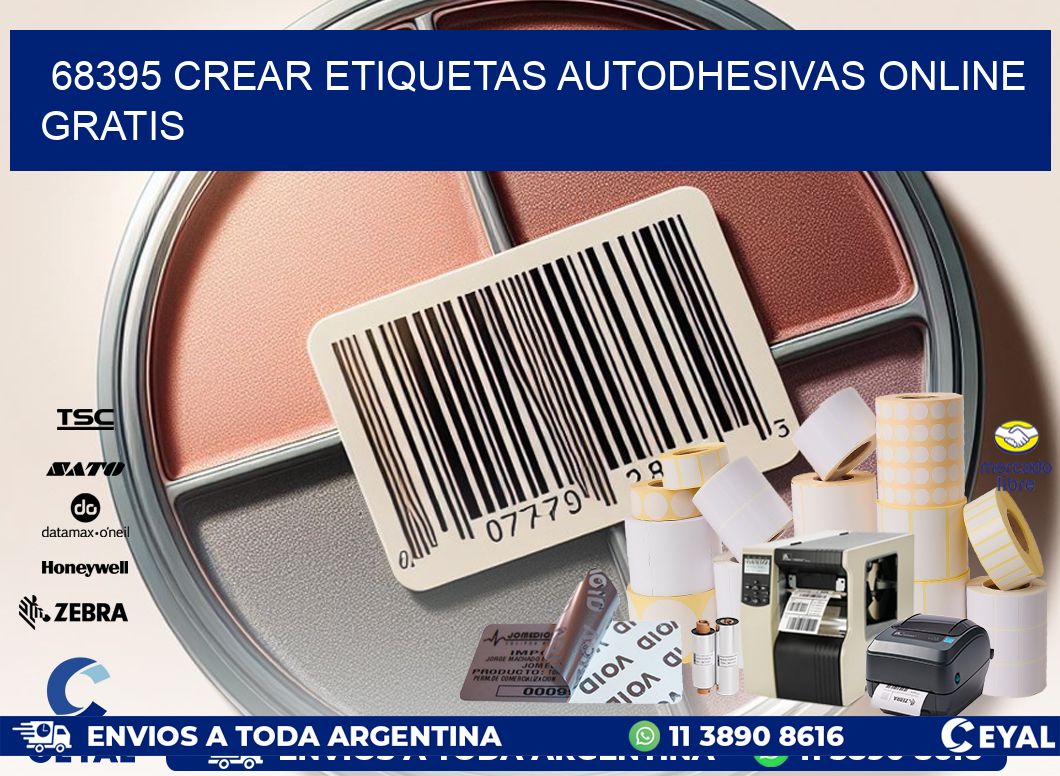 68395 Crear etiquetas autodhesivas online gratis