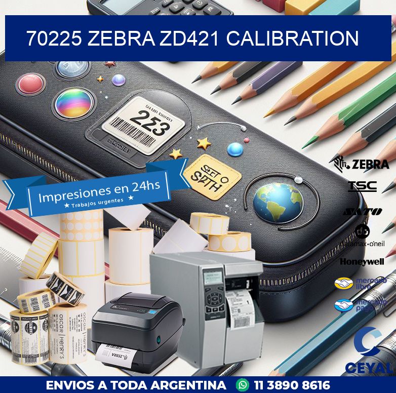 70225 Zebra ZD421 Calibration