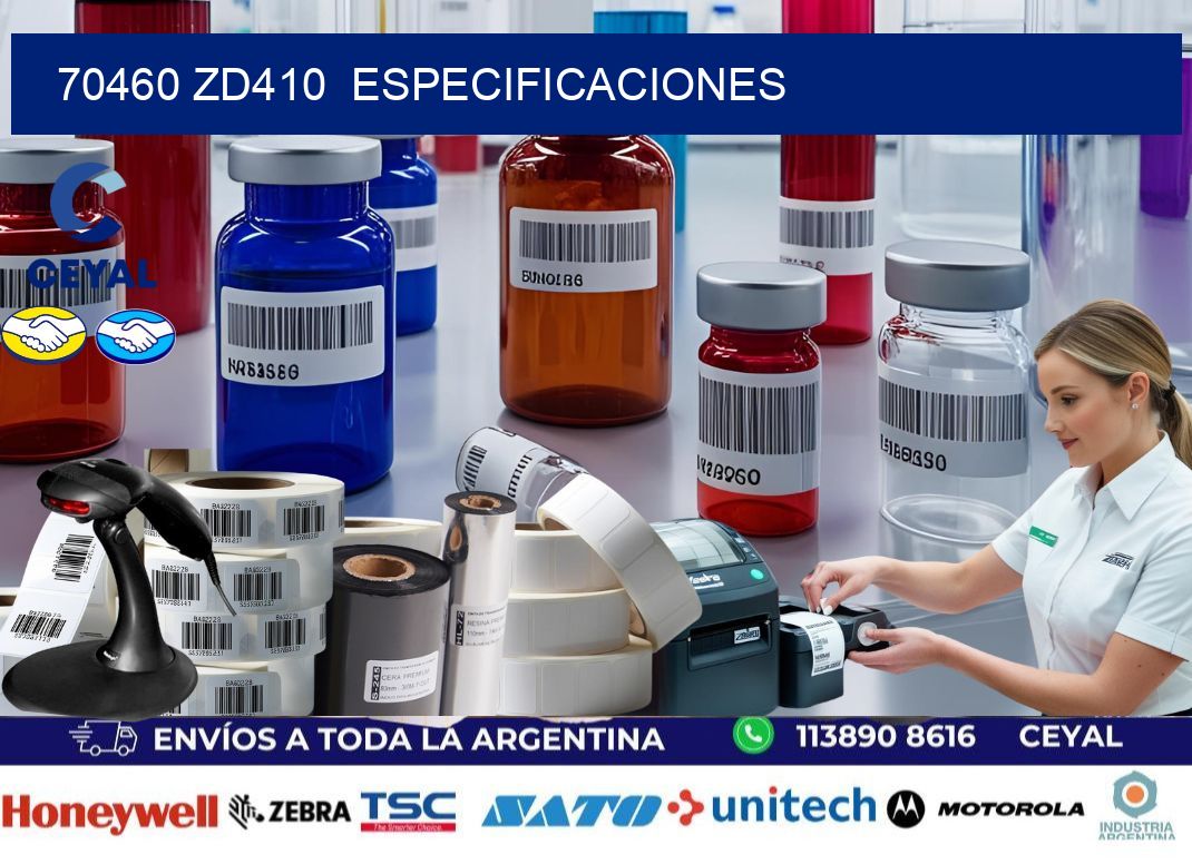 70460 ZD410 especificaciones