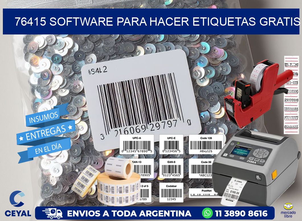 76415 Software para hacer etiquetas gratis