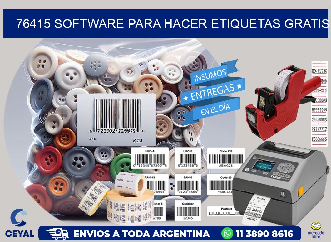 76415 Software para hacer etiquetas gratis