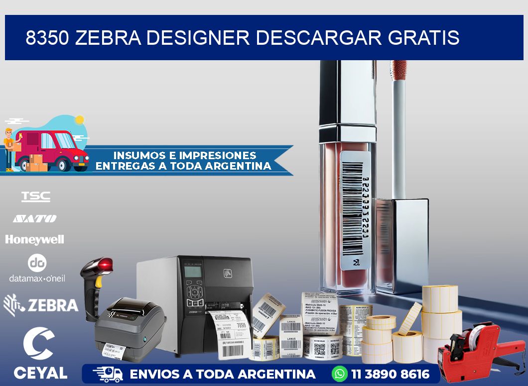 8350 Zebra Designer Descargar gratis