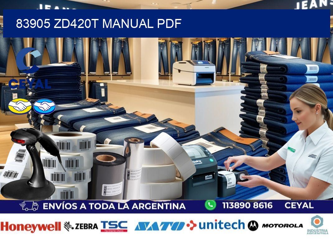 83905 ZD420t manual PDF