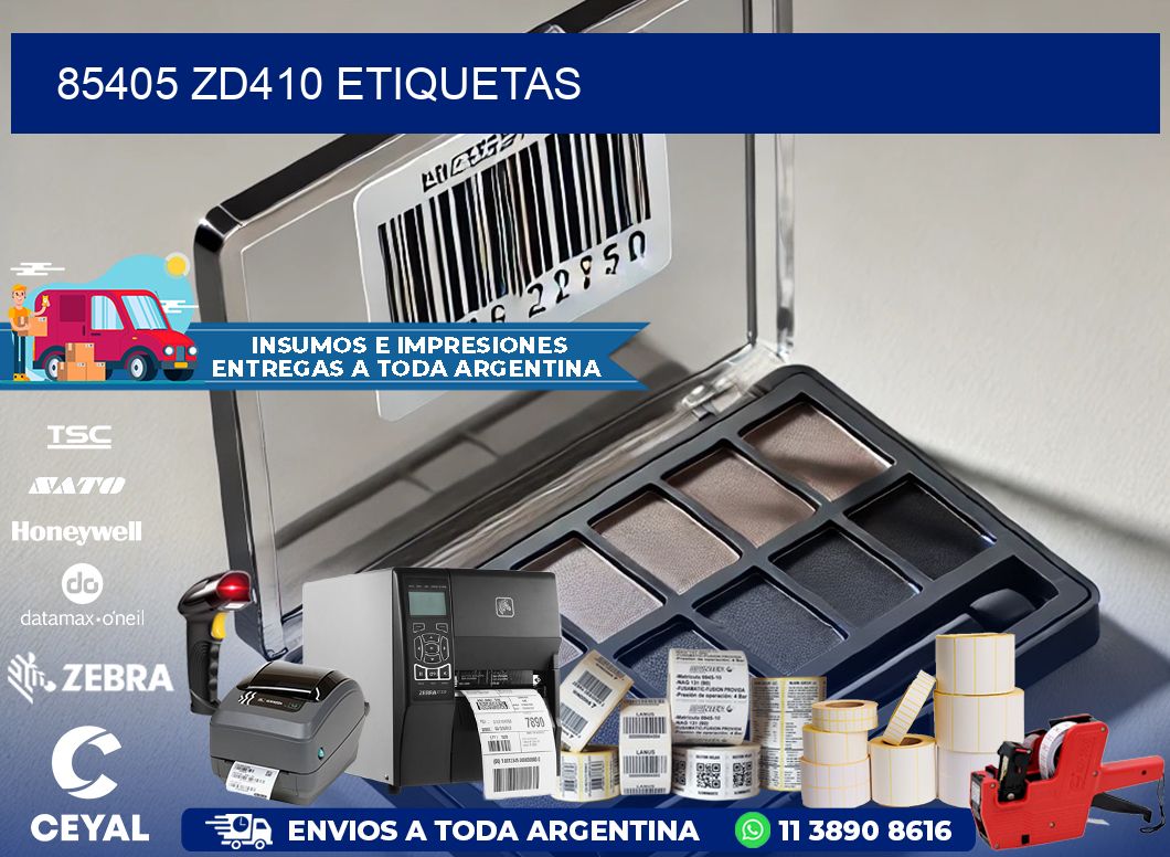 85405 ZD410 etiquetas