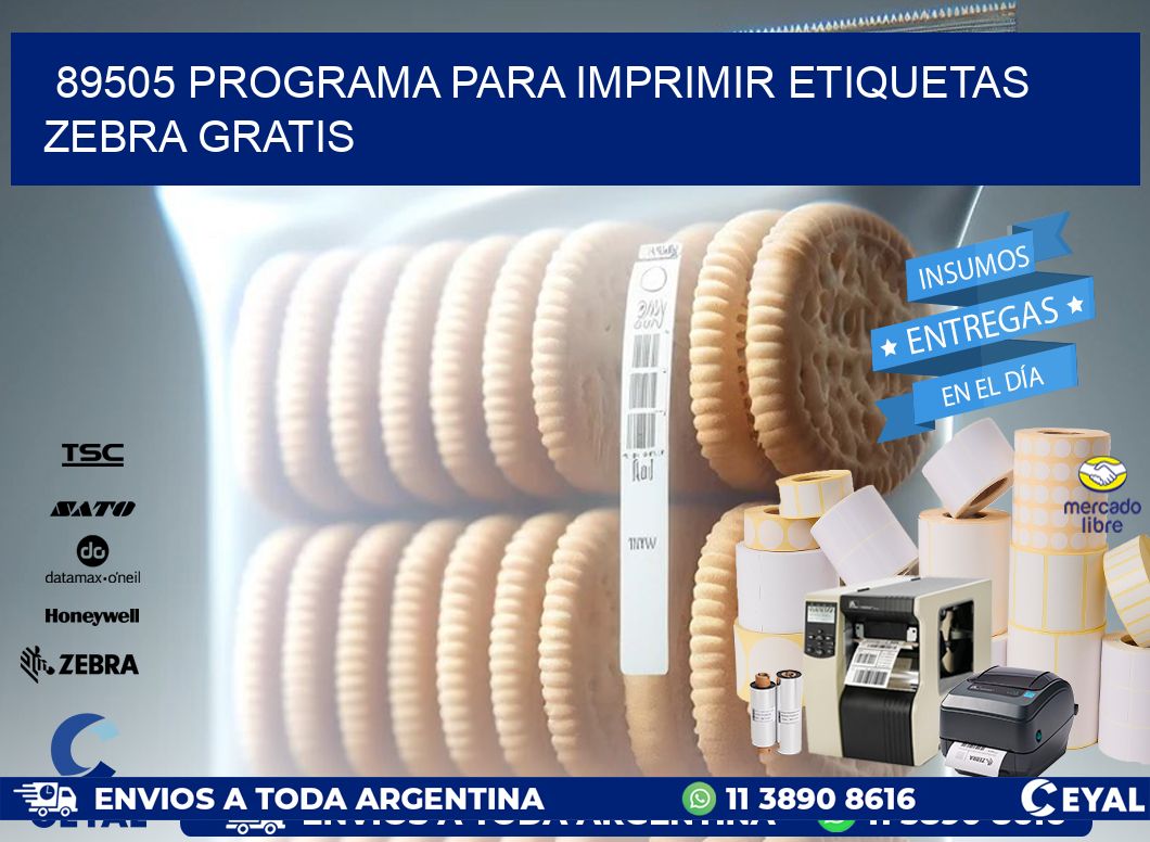 89505 Programa para imprimir etiquetas Zebra gratis