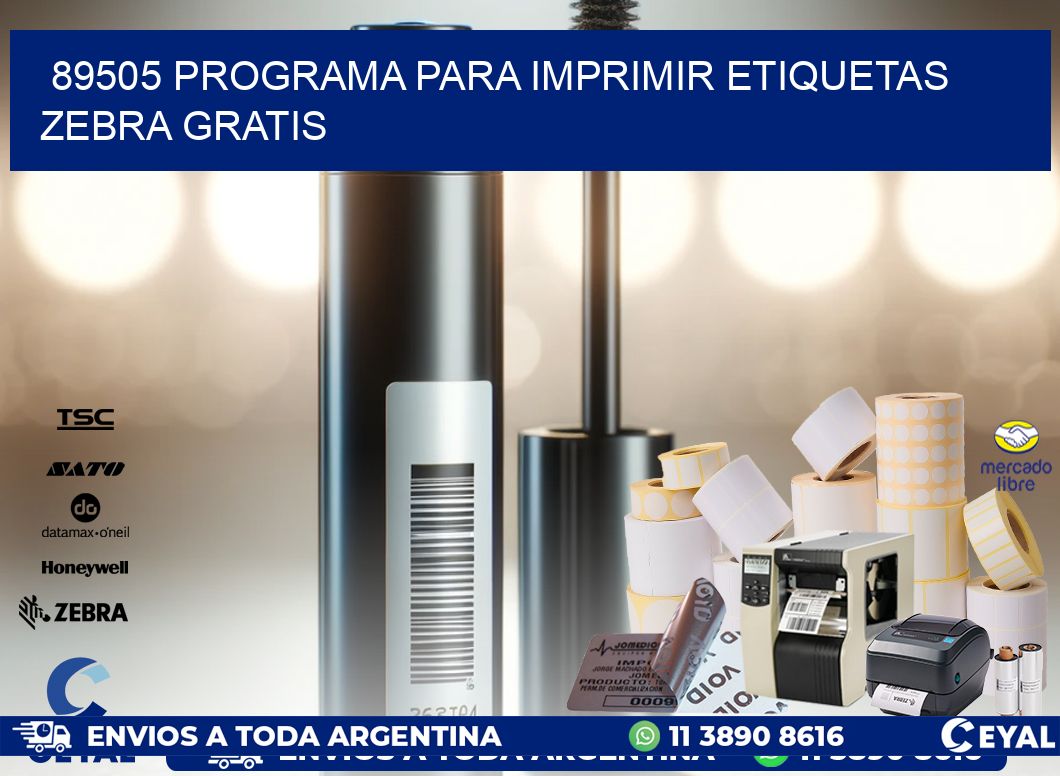 89505 Programa para imprimir etiquetas Zebra gratis