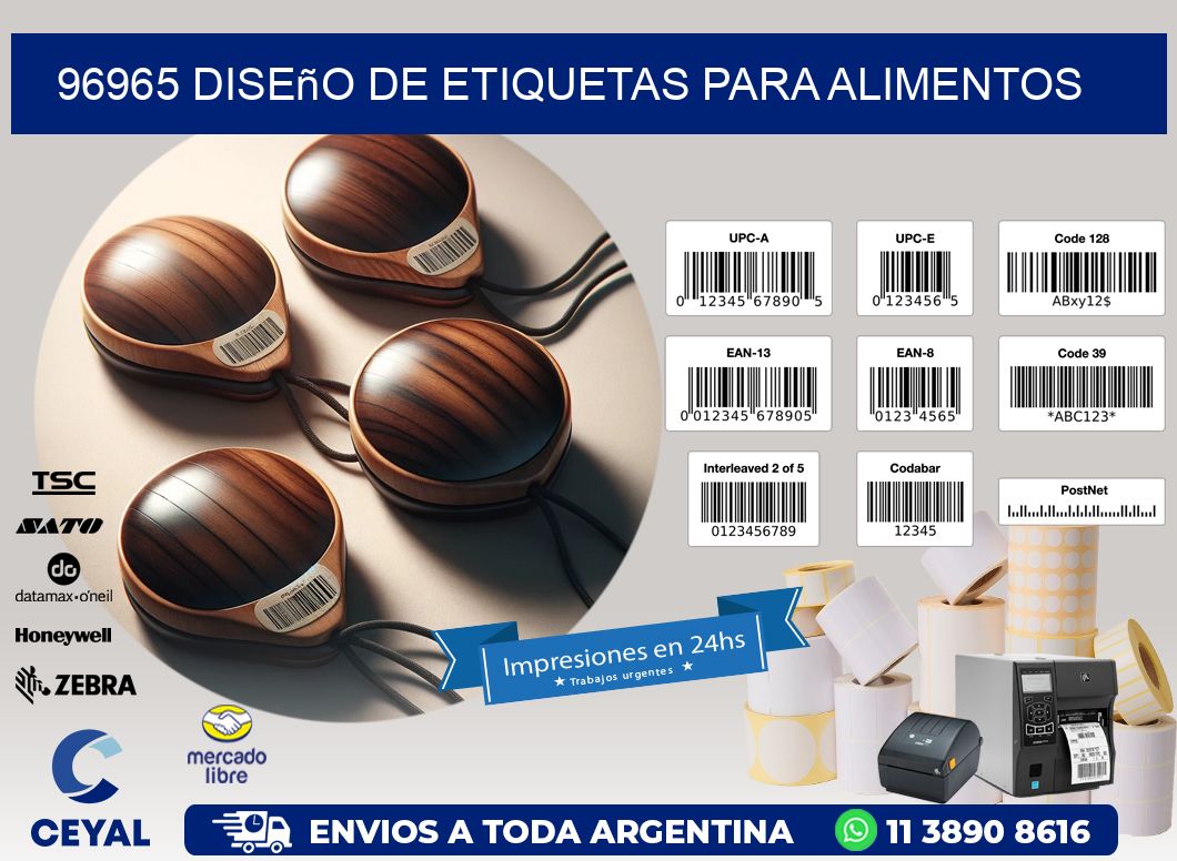 96965 Diseño de etiquetas para alimentos