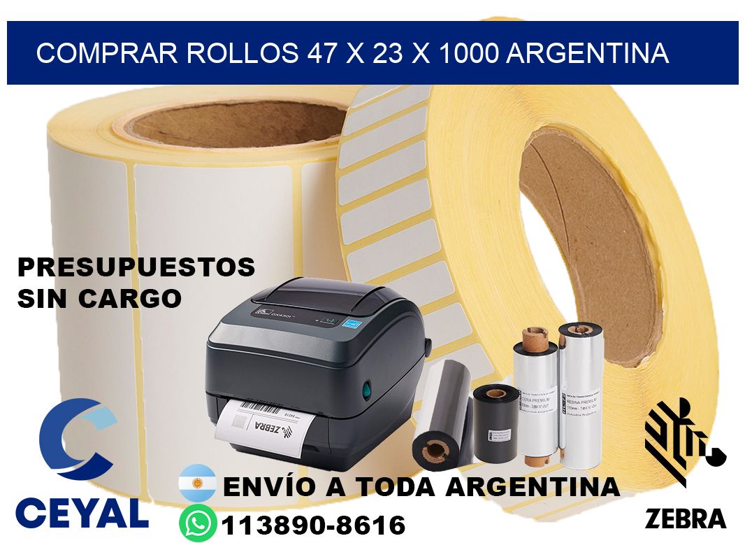 Comprar Rollos 47 x 23 x 1000 argentina