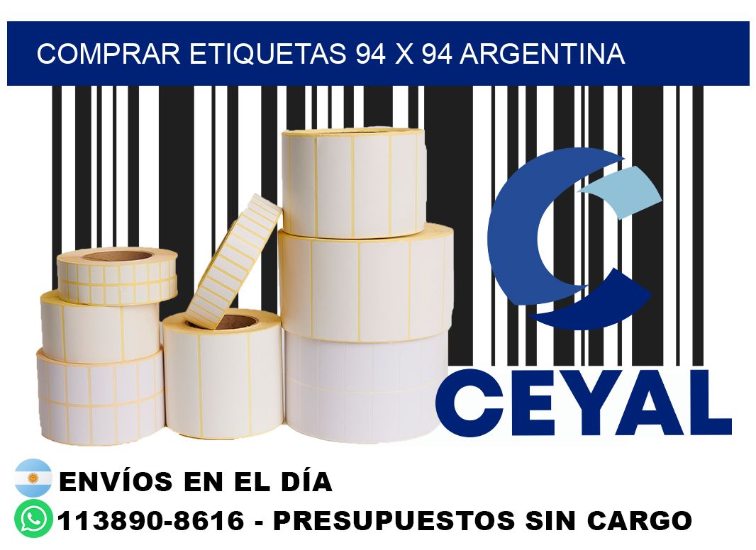 Comprar etiquetas 94 x 94 argentina
