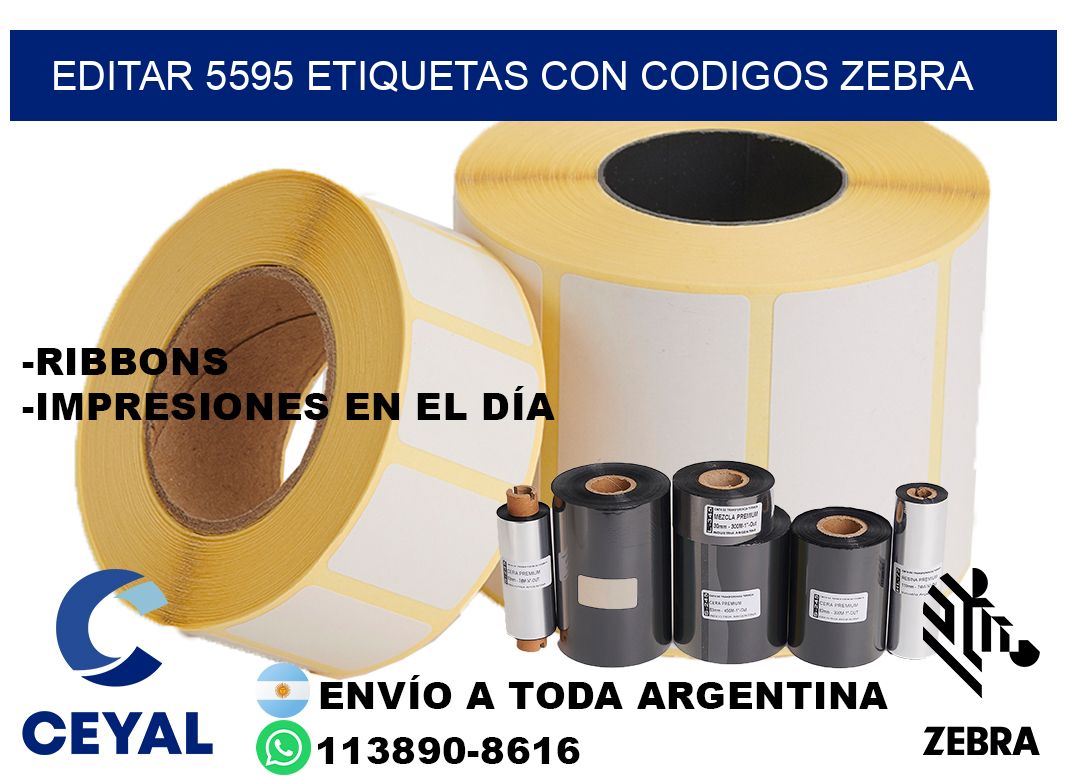 EDITAR 5595 ETIQUETAS CON CODIGOS ZEBRA