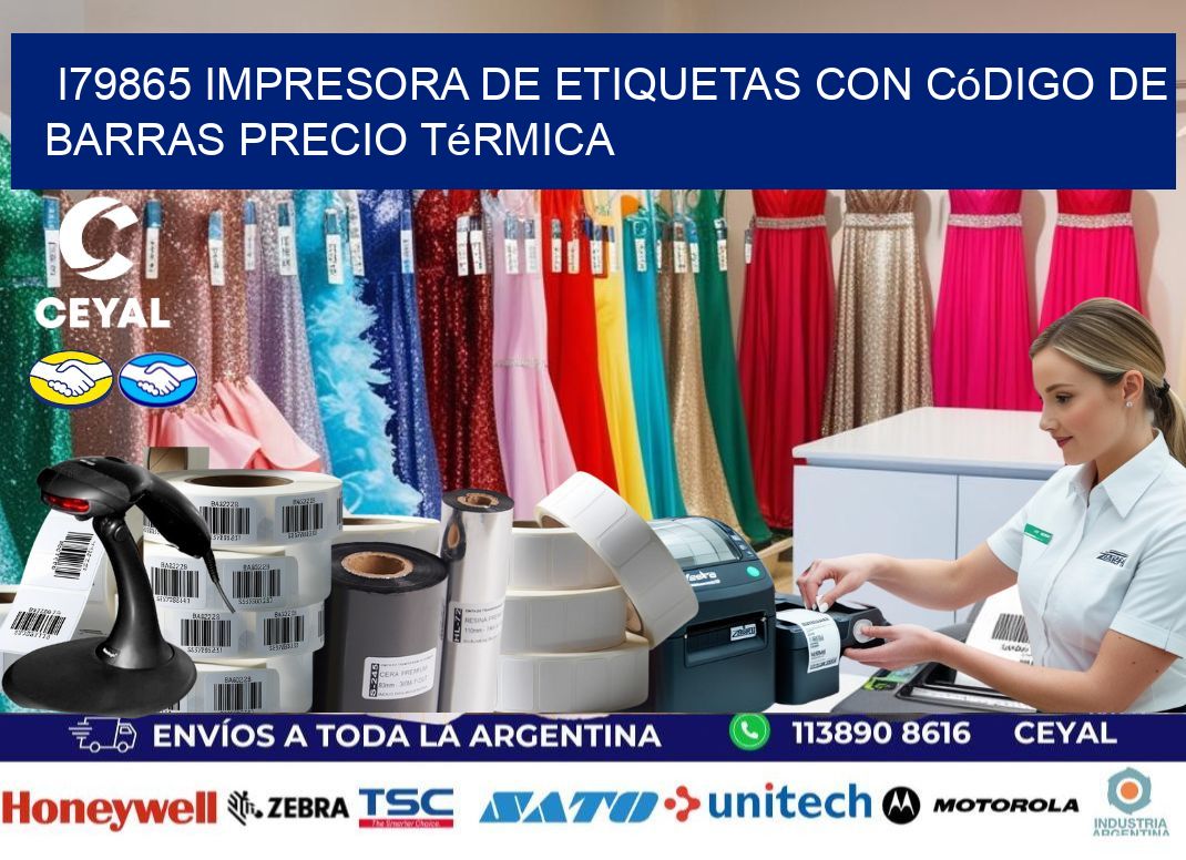 i79865 impresora de etiquetas con código de barras precio térmica